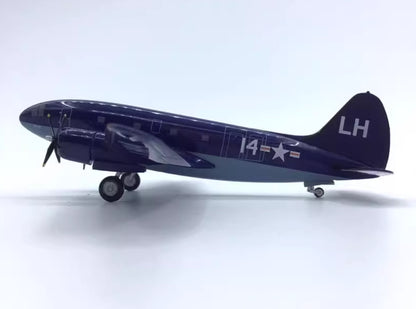 1:200 AeroClassics U.S. NAVY Curtiss C-46 Airplane Diecast Aircraft Plane Model
