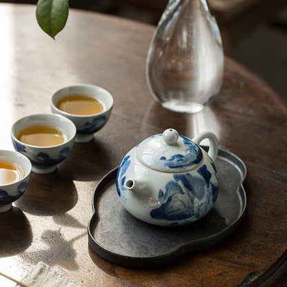 250ml Jingdezhen HandPainted Teapot Antique Porcelain Kettle Kung Fu Tea Set