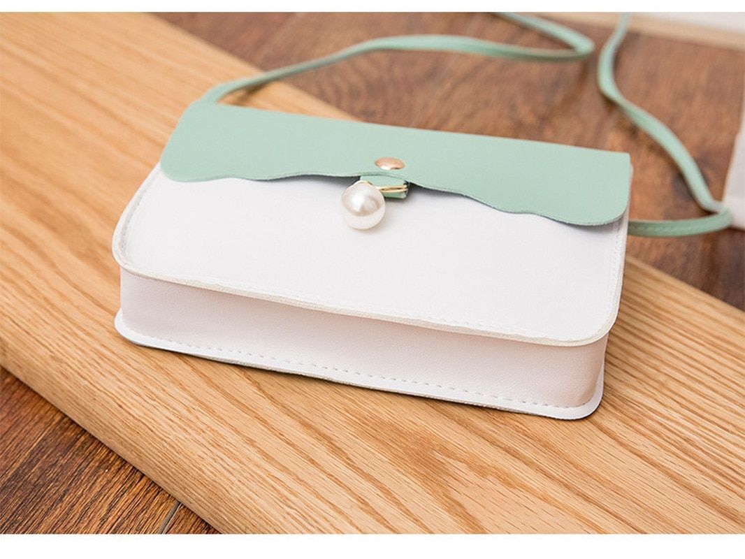 Synthetic Leather Crossbody Bag Shoulder Messenger Purse Travel Small Handbags
