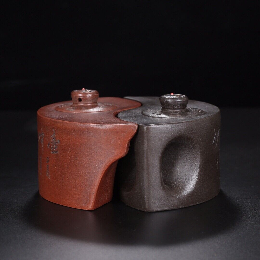 Chinese Yixing Zisha Clay Handmade Exquisite Teapot （太极 底款：吕尧臣）