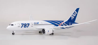 1:130 43CM ANA BOEING 787 Airplane Landing Gear Resin Aircraft Aeroplane Model