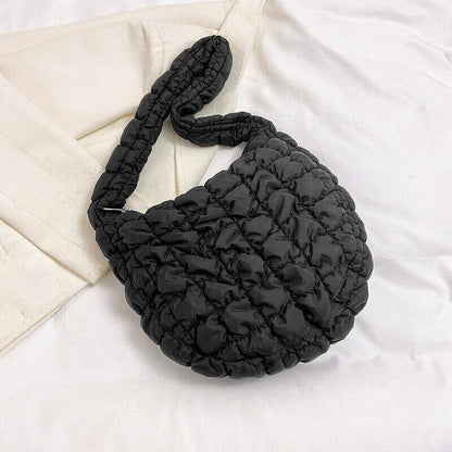 Casual Handbag for Women Cloth Shopper Shopping Bag Fabric Shoulder Side Bag