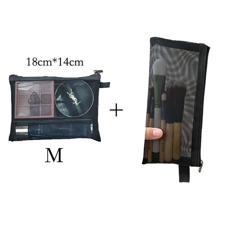 Cosmetic Bag Small Mesh Makeup Bag Organizer Lipstick Bag Ladies Toiletry Pouch