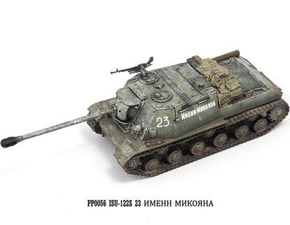 1/72 Su 122 tank destroyer Model ISU-122S 23