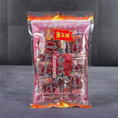 Haiyutian Charcoal Braised Dried Pork.Black Pepper Char Siu. XO Sauce. 100g.