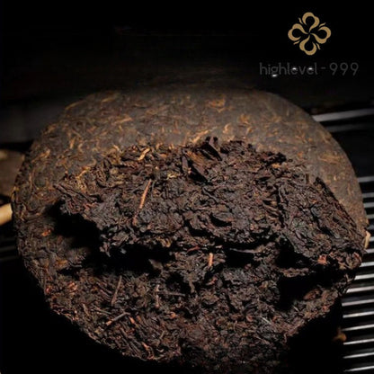 357g Ripe Pu'er Yunnan Lao Pu'er Ancient Tree Aged Compressed Tea Cake
