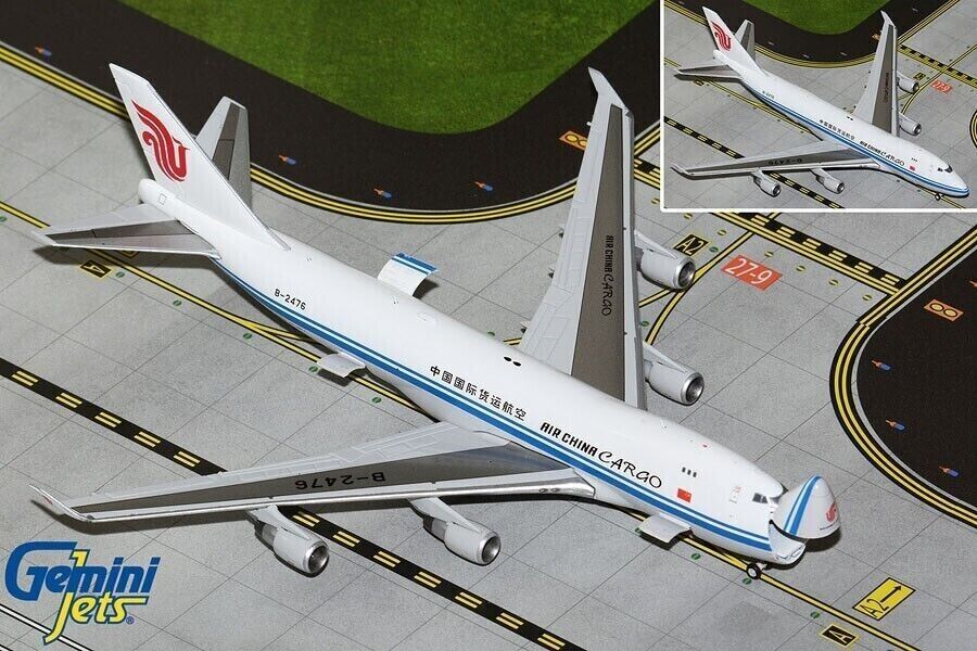 1:400 Geminijets AIR CHINA CARGO BOEING 747-400F Aircraft Diecast Airplane Model
