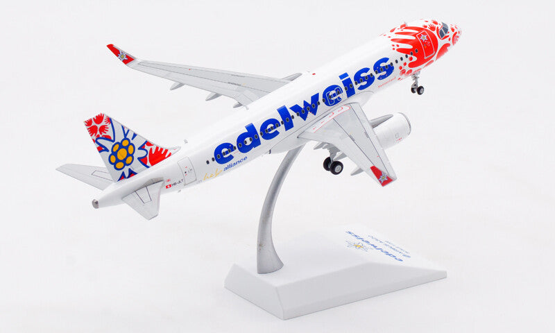 1:200 JC Wings edelweiss AIRBUS A320 Passenger Airplane Diecast Aircraft Model