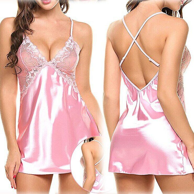 Lace Babydoll Chemise Porno Erotic Lingerie Sexy Costumes Women Sexy Lingerie