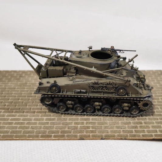 Homemade 1/72 US M32B3 Tank Recovery Vehicle Finished Model Ornament Toys