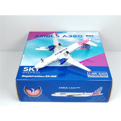 1:400 Phoenix SKY express A320neo Passenger Airplane Diecast Aircraft Model