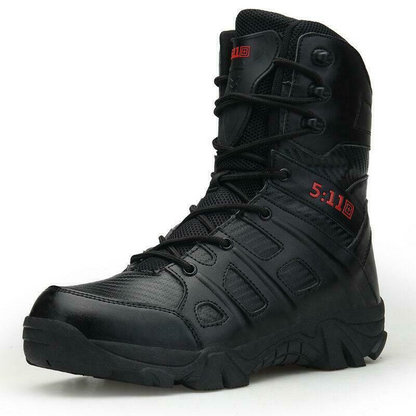 Men Military Outdoor Boots Non-Slip Tactical Leather Trainer Desert Combat Boots