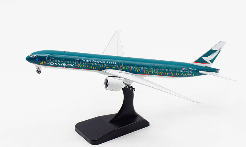 1:400 Aviation CATHAY PACIFIC BOEING 777-300ER Passenger Airplane Diecast Model