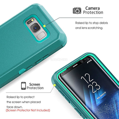 For Samsung Galaxy S8/S8 Plus Protective 3in1 Rugged Heavy Duty Case Cover