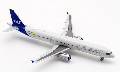 JC Wings SAS Scandinavian AIRBUS A321 OY-KBH 1/400 diecast plane model aircraft