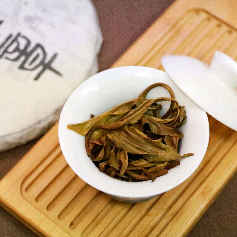 357G OldPanzhang Pu'er Tea Cake Yunnan Seven Cakes Tea Wild Aged Pure Raw Cake