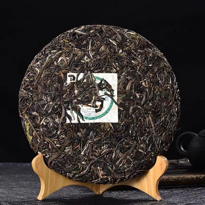 2015 CHINA Menghai qizi puer tee,Golden Peacock Arbor,Raw Pu-erh Tea Cake, 357g