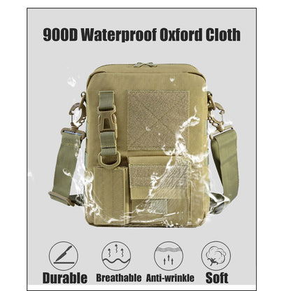 Men's Cross-Body Bag Anti-theft Shoulder Bag Waterproof Sling Pack for Outdoor
