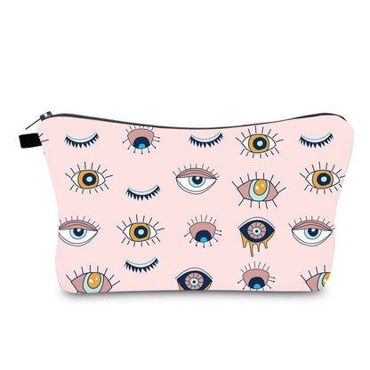 Cosmetic Bag Printed Traveling Storage Bags Clutch Washing Bag Makeup Organizer