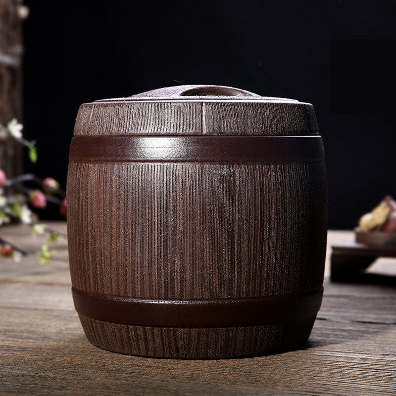 Sealed Tea Jar With Lid Real Yixing Zisha Duan Clay Canister For Loose Tea China
