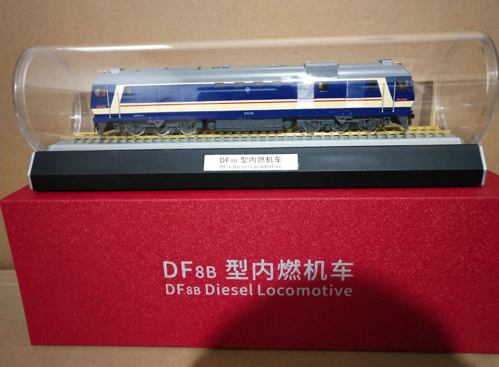 1:87 33CM DONGFENG DF8B Diesel Locomotive Passenger Train Vehicle Diecast Model