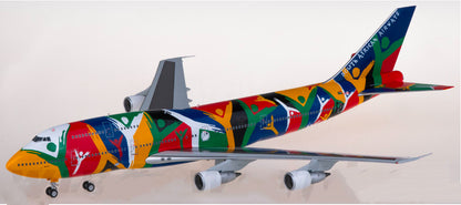 1:200 SQ Wings South African Airways B747-300 Passenger Airplane Diecast Model