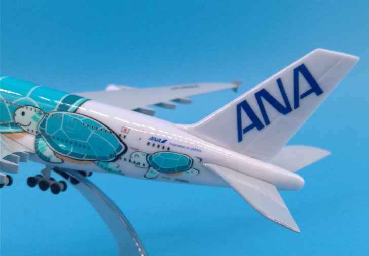 20CM ANA AIRBUS A380 Passenger Aircraft Plane Diecast Aeroplane Airplane Model