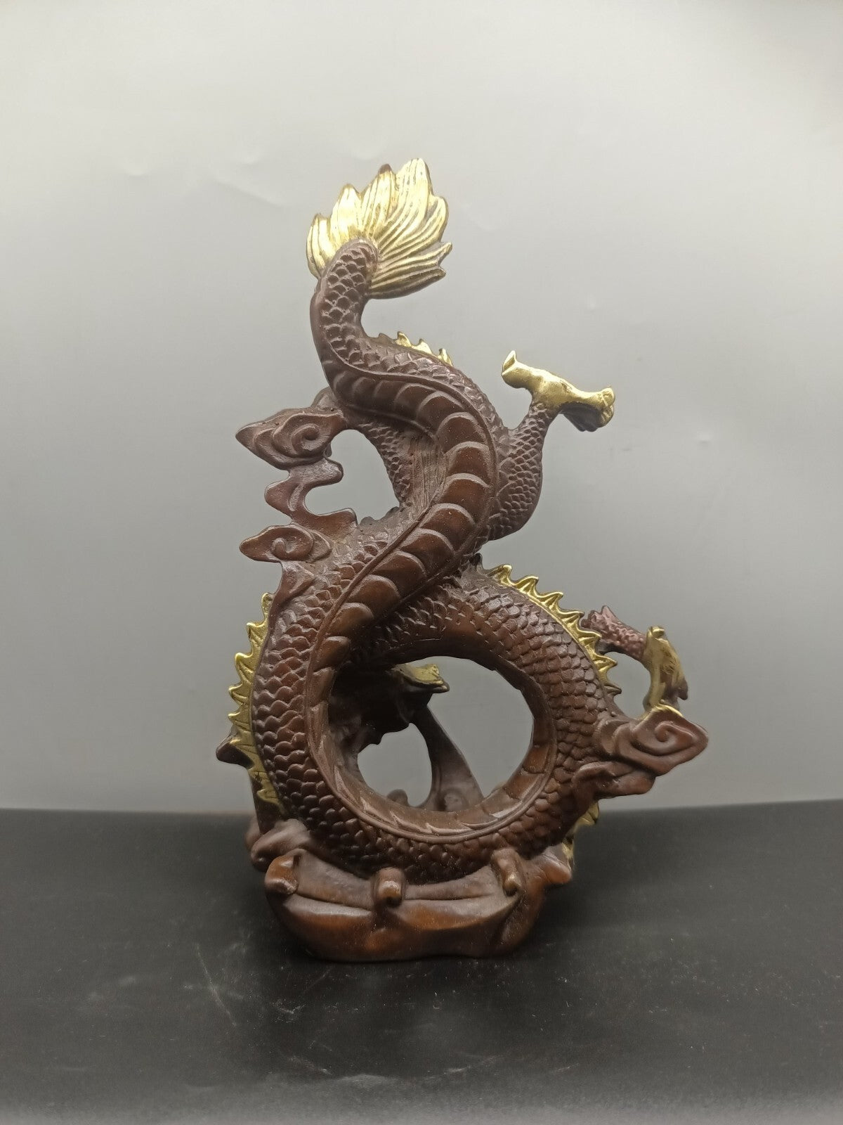 Antique Bronze Ware Standing Dragon Collection