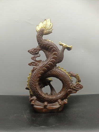 Antique Bronze Ware Standing Dragon Collection