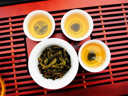 BingDao Old Tree Green Food China Yunnan Cha Puer Tea Cake Sheng Pu erh Tea 357g