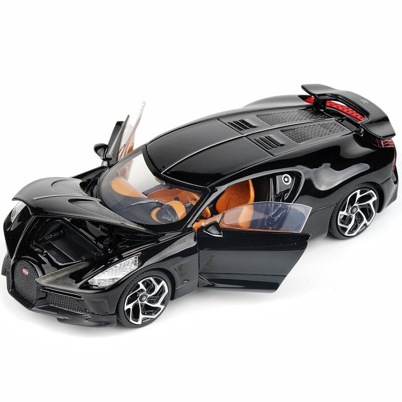 1:32 Diecast Bugatti LVN Metal Car Model Toy Door Open Sound Light Gift for Kids
