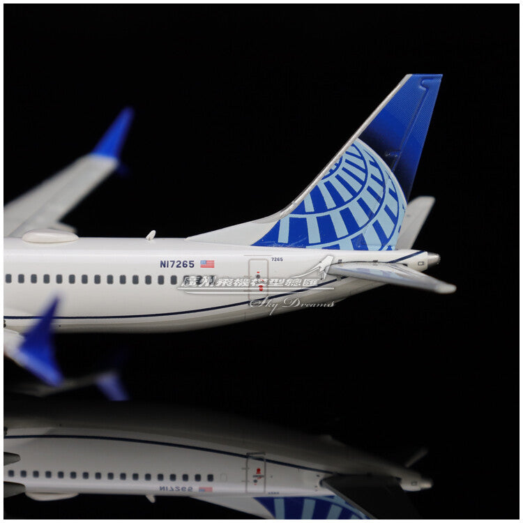 1:400 GeminiJets UNITED BOEING 737 MAX 8 Passenger Plane Diecast Aircraft Model