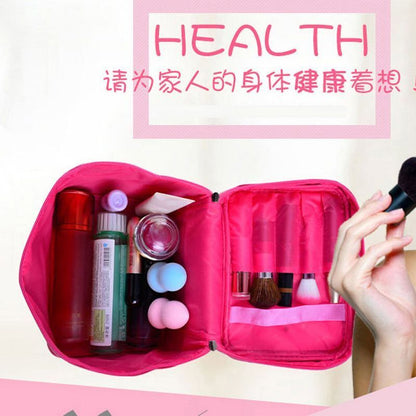 Cosmetic Bag Letter Big Travel Toiletry Bag Zipper Makeup Purse 19*17*25.5CM 1PC