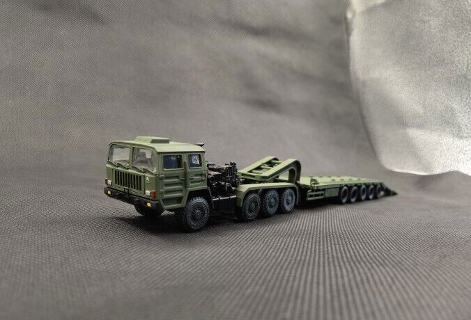 1/72 China Army Tai 'an TA4410 tank Trailer Army Green Painted Finished Model