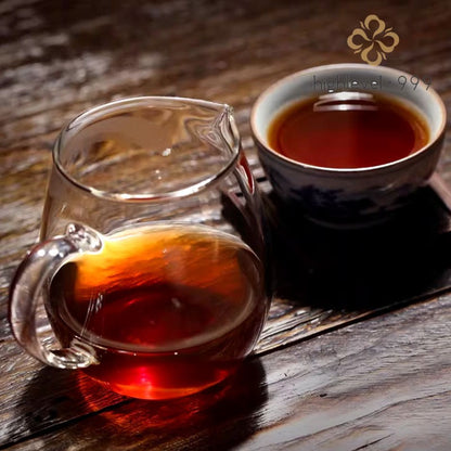 250g Ripe Pu'er Tea Brick Yiwu Ancient Tree Yunnan Premium Aged Compressed Tea