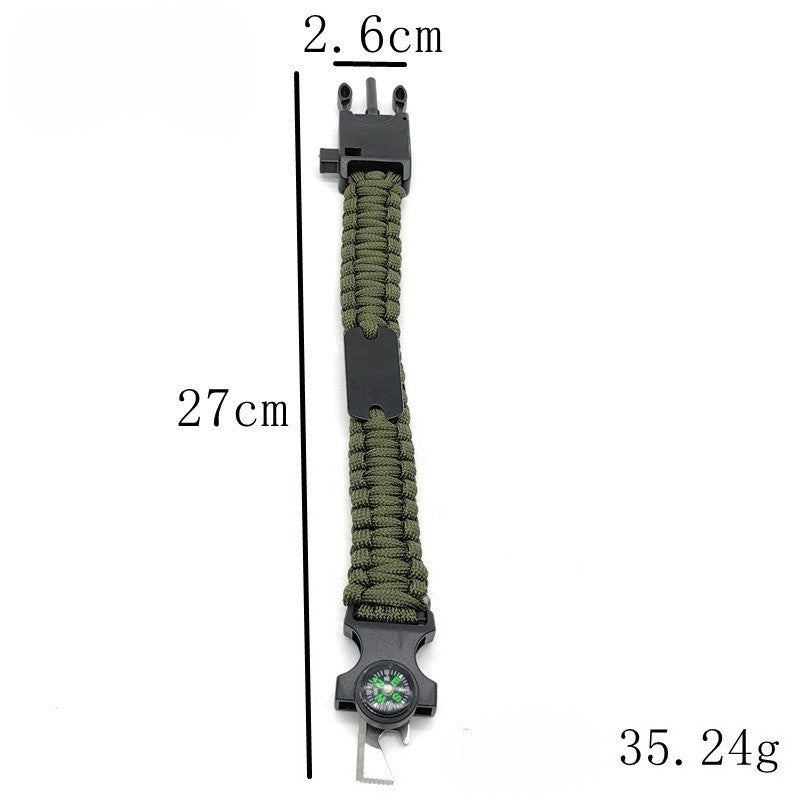 Outdoor multifunctional survival umbrella rope bracelet, survival knife bracelet