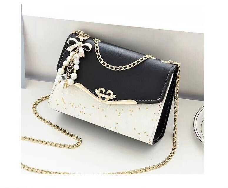 Women PU Leather Designer Crossbody Bags Fashion Shoulder Female Retro Chain Bag