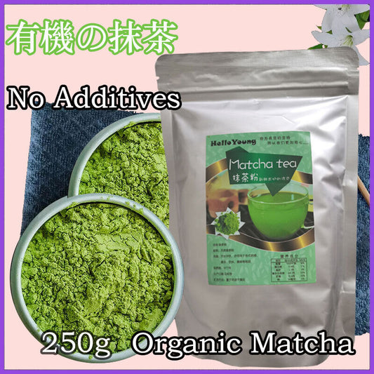 Organic Matcha Green Tea Powder Unsweetened 100% Natural Latte & tea