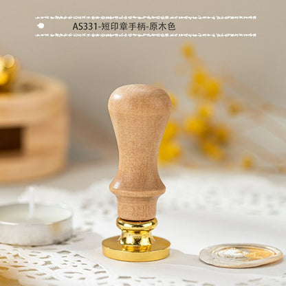 Wax Sealing Stamps Metal Retro Magic College Roman Column Handle DIY Card Making
