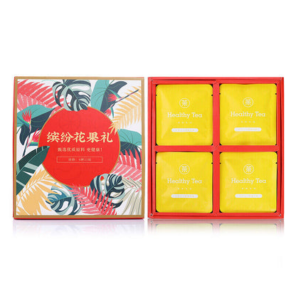 20 Bags Flower and Fruit Tea Honey Peach Oolong Flower Tea White Peach Oolong