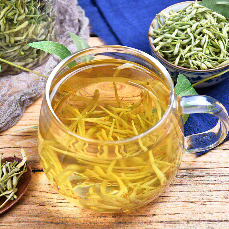 Top-Grade Herbal Tea Jinyinhua Healthy Drink Honeysuckle Tea Healthy Organic 60g