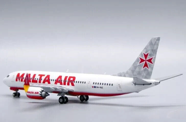 1:400 JC Wings MALTA AIR BOEING 737 MAX 8 Passenger Airplane Diecast Plane Model