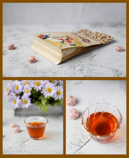 XIAGUAN Brand Wei Tuo Pu-erh Tea Mini Tuo Cha 200g Ripe Puer Tea Shu Tuocha