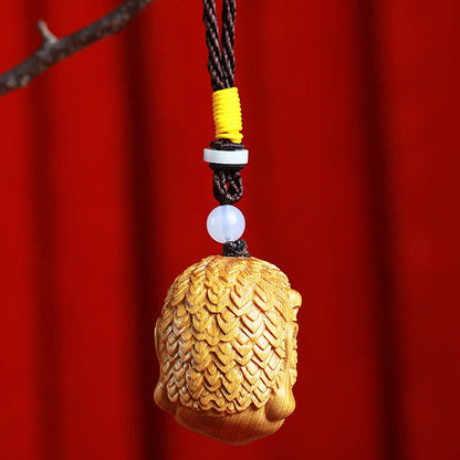 New Boxwood Solid Wood Buddha Statue Pendant Buddha Statue Ornaments
