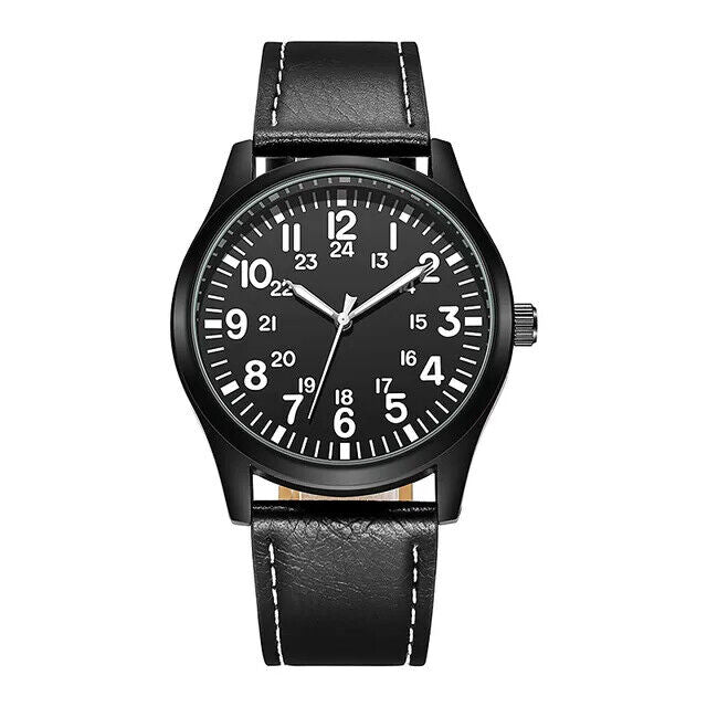 Wrest Watch 42mm Pilot Collection Easy Reading Japanese Movement Display Watch