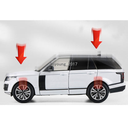 1/32 Land Rover Range Rover Model Car Diecast Toy Cars Boys Toys Kids Gift White