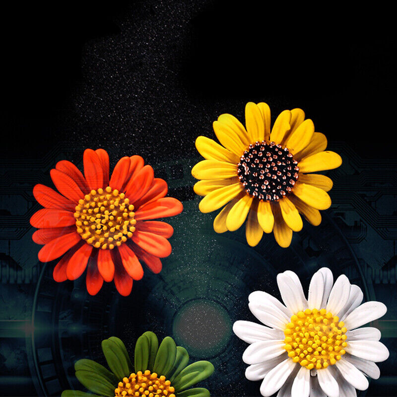 Cute Sunflower Brooch Pins for Hijab Hats Dress or Bags Jewelry Accessor-ca