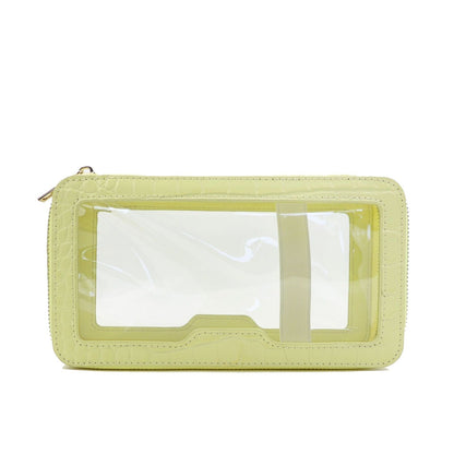 Crocodile Leather Travel Bag Fashion Waterproof Clear Makeup Storage Bag Zipper