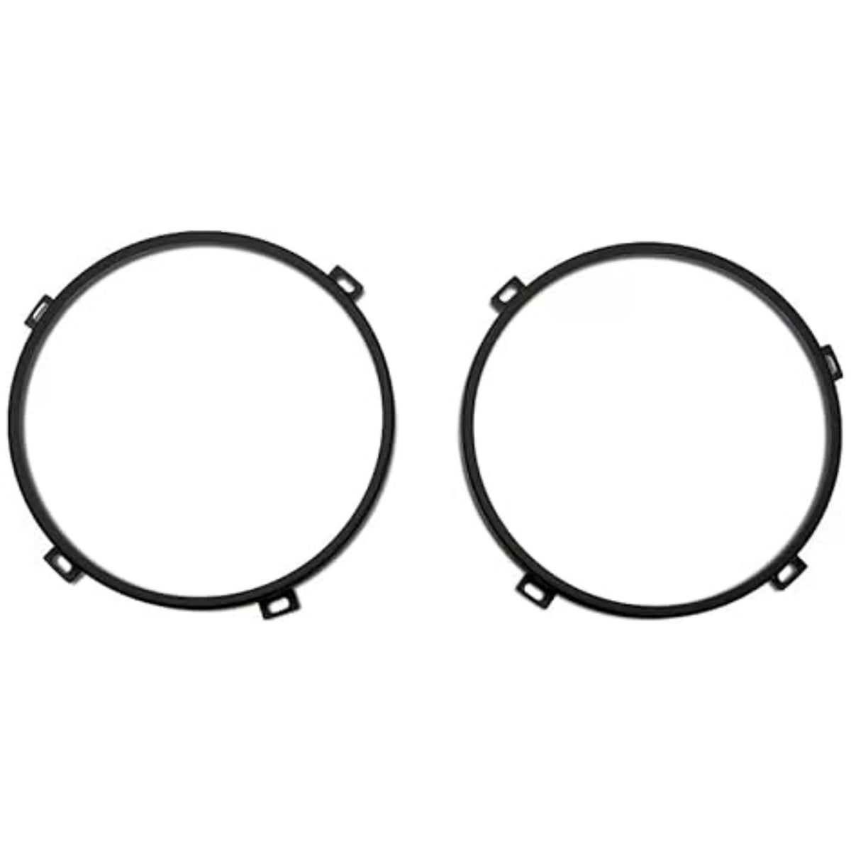 2Pcs 7inch Round Headlight Mount Bracket Rings For Jeep Wrangler JK 2007-2017