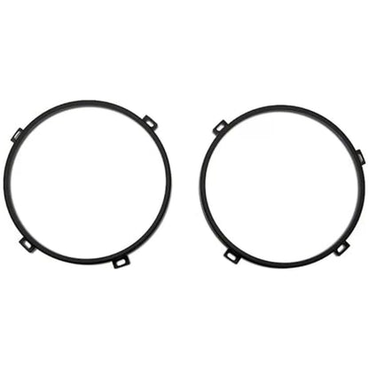2Pcs 7inch Round Headlight Mount Bracket Rings For Jeep Wrangler JK 2007-2017